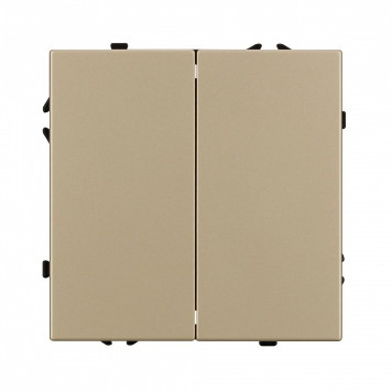 Выключатель двухклавишный без рамки Arlight SWT 054253-2