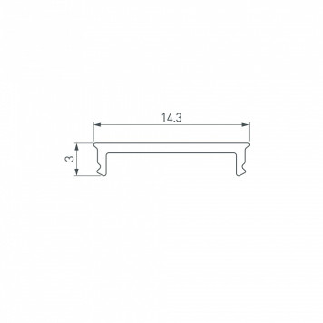 Рассеиватель Arlight SLIM15 056893-1