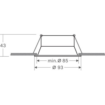 Встраиваемый светильник Deko-Light Auva 110005-1