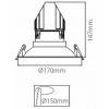 Рамка на 1 светильник Deko-Light 930089