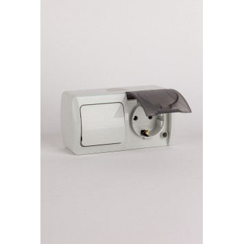 Блок с розеткой и выключателем Elbi Eleсtriс Eva 554-011500-920-5