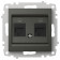 Розетка двойная Ethernet RJ-45 без рамки Elbi Eleсtriс Zena Vega 609-011100-248