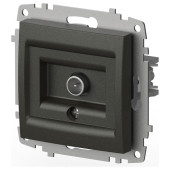 ТВ-розетка проходная без рамки Elbi Eleсtriс Zena Vega 609-011100-272