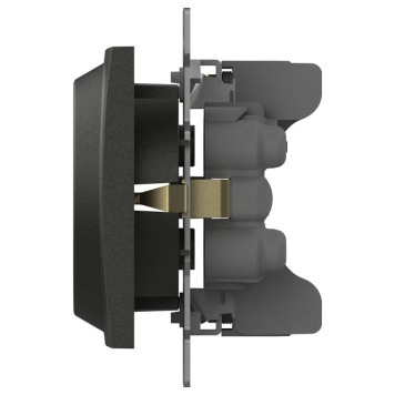 Розетка двойная с заземлением, без рамки Elbi Eleсtriс Zena Vega 609-011100-907-2