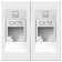 Розетка двойная Ethernet RJ-45 без рамки Elbi Eleсtriс Moda Vox 611-040232-248