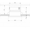 Встраиваемый светильник Elektrostandard Nuta a056781