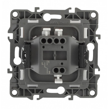 Выключатель одноклавишный без рамки Эра Эра 12 12-1101-04-1