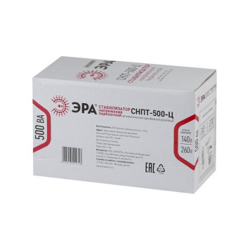 Стабилизатор напряжения Эра СНПТ-500-Ц-4