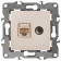ТВ-розетка и розетка Ethernet RJ-45 без рамки Эра Эра 12 12-3110-02