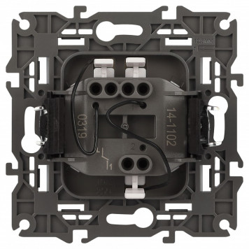 Выключатель одноклавишный с подсветкой без рамки Эра Эра Elegance 14-1102-01-4