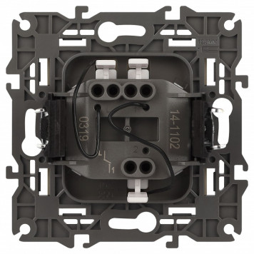 Выключатель одноклавишный с подсветкой без рамки Эра Эра Elegance 14-1102-02-2