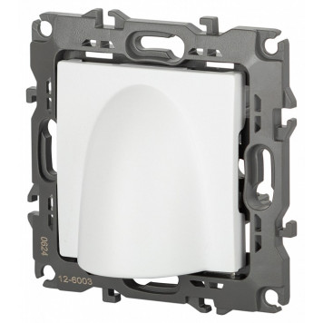 Розетка для вывод кабеля без рамки Эра Эра 12 12-6003-01М-1