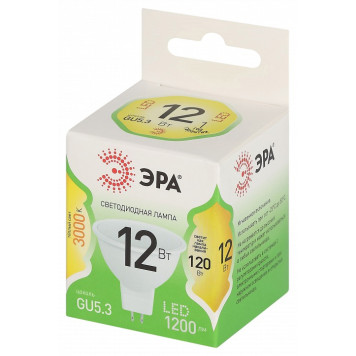 Лампа светодиодная Эра Green Line LED MR16-12W-830-GU10 GL-2