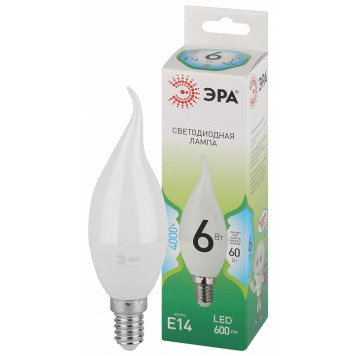 Лампа светодиодная Эра Green Line LED BXS-6W-840-E14 GL-1