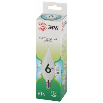 Лампа светодиодная Эра Green Line LED BXS-6W-840-E14 GL-2