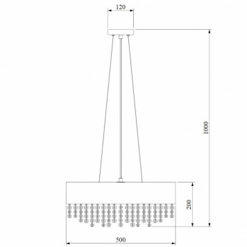 Подвесной светильник Bogate apos;s Elisa 286/4 Strotskis-6