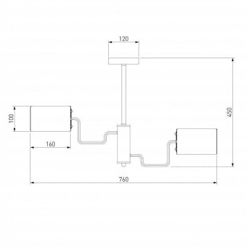 Люстра на штанге Bogate apos;s Pallada 293/6-7