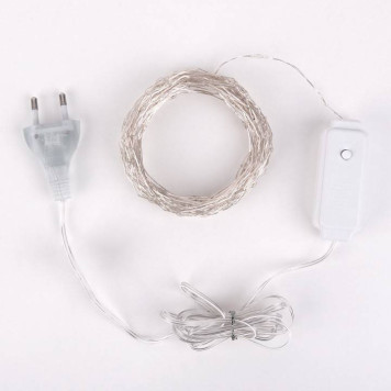 Гирлянда Супернить Eurosvet 400-009 400-009 теплый белый 10 м IP20-3