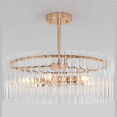 Люстра на штанге Bogate apos;s Flamel 373/6 Smart золото