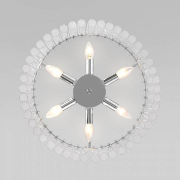 Люстра на штанге Bogate apos;s Flamel 374/6 Smart хром-1