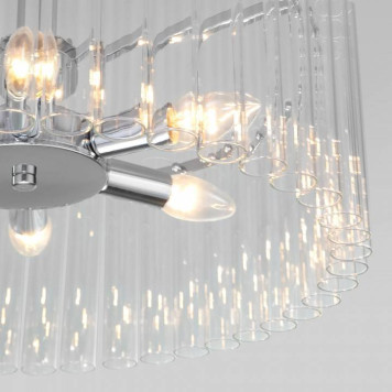 Люстра на штанге Bogate apos;s Flamel 374/6 Smart хром-2