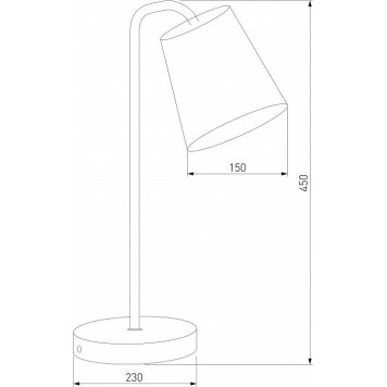 Настольная лампа декоративная Eurosvet Montero 01134/1 черный-3