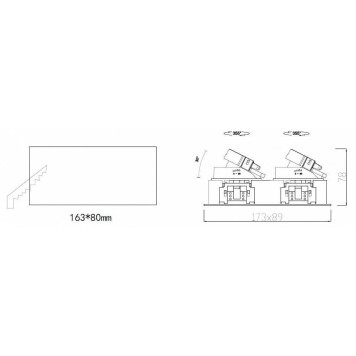 Встраиваемый светильник Fiberli 100401Y2 12170103-2