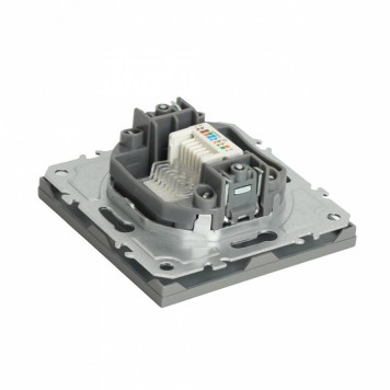 Розетка Ethernet RJ-45 без рамки Stekker Эмили 49951-6