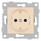 Розетка с заземлением и со шторкой, без рамки Gusi Electric UGRA С11Р4-027