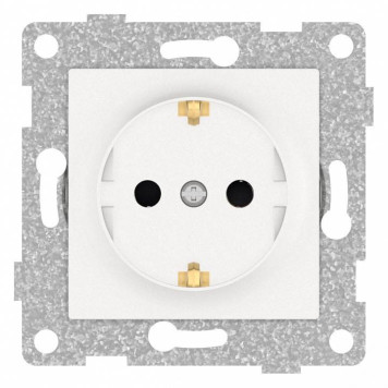 Розетка с заземлением и со шторкой, без рамки Gusi Electric UGRA С11Р4-028
