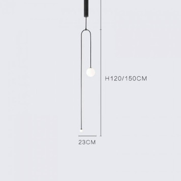 Подвесной светильник Imperiumloft Lines Бронза LINES-01-1