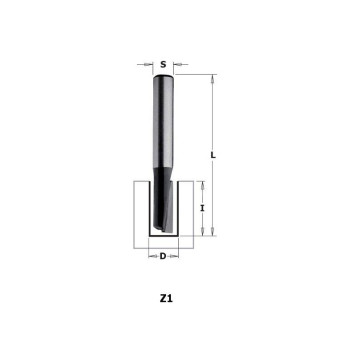 Фреза концевая CMT-contractor пазовая S=8 D=20x20x50 Z=2 (K911-200)-1