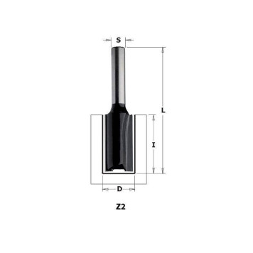 Фреза концевая CMT-contractor пазовая S=8 D=24x20x50 Z=2 (K911-240)-3