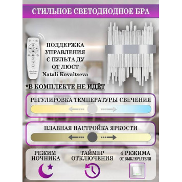 Накладной светильник Natali Kovaltseva LED LAMPS 81119 LED LAMPS 81119/1W-5