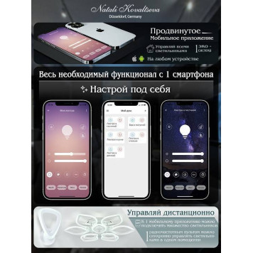 Накладной светильник Natali Kovaltseva ROYALTON LED LAMPS 81126/1W-6