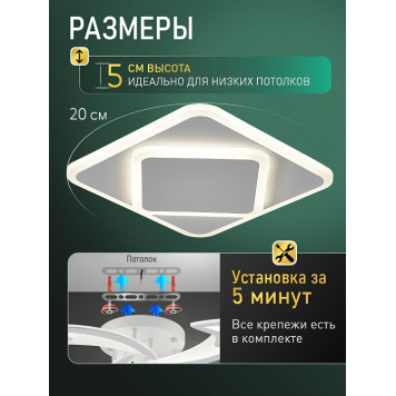 Накладной светильник Natali Kovaltseva STRAIGHT LED LAMPS 81384/1W-3