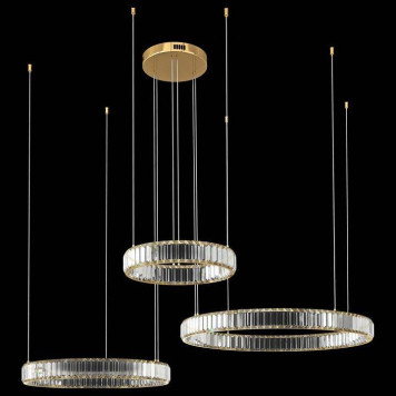 Подвесной светильник Loft it Crystal Ring 10135/3 Gold-1
