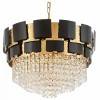 Подвесная люстра LUMINA DECO MOLINA LDP 7045-600 BK+GD