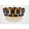 Подвесная люстра LUMINA DECO MOLINA LDP 7045-600 BK+GD