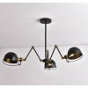 Люстра на штанге LUMINA DECO Valmonti LDP D015-3 BK