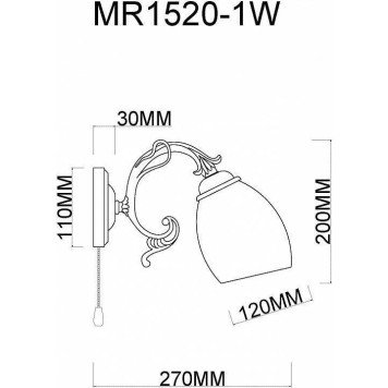 Бра MyFar Biene MR1520-1W-5