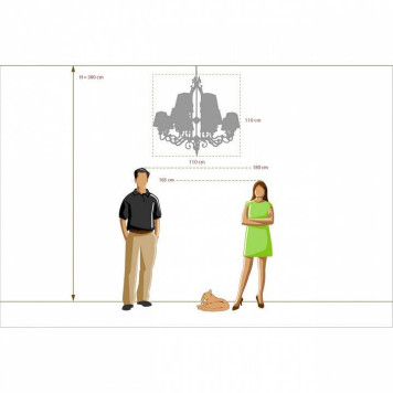 Подвесная люстра Chiaro Виктория 1 401010624-11