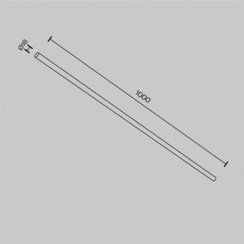 Штанги Maytoni Accessories for system Axity CA001-L1000-BS-5