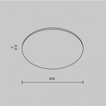 Линза Maytoni Dip Glass001-D35-6