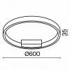 Накладной светильник Maytoni Rim MOD058CL-L35WK