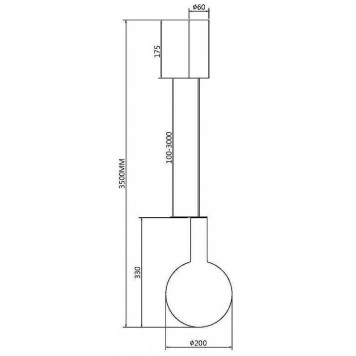 Подвесной светильник Maytoni Nebula MOD182PL-L4W3K-3