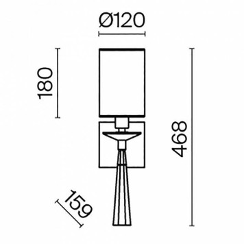 Бра Maytoni Bianco MOD224WL-01BS-2