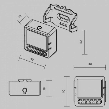 Конвертер Wi-Fi для смартфонов и планшетов Maytoni Wi-Fi Модуль MSN002-3