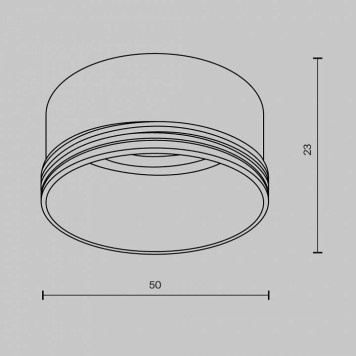 Кольцо декоративное Maytoni Focus LED RingM-12-W-3