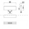 Накладной светильник Maytoni BASIS TR012-2-12W3K-W